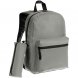 Детский рюкзак Base Kids с пеналом, серый 