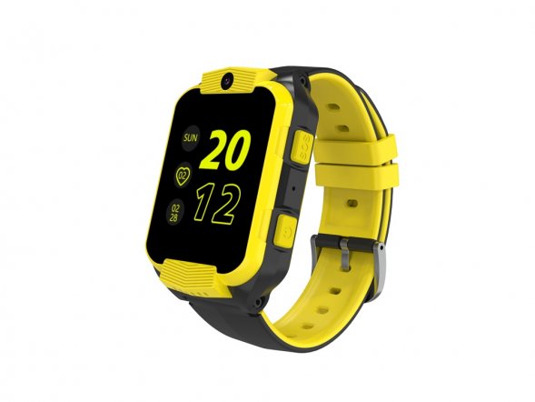 Детские часы Cindy KW-41, IP67, желтый/черный 