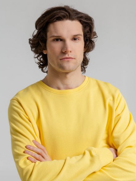 Свитшот унисекс BNC Inspire (Organic), желтый 