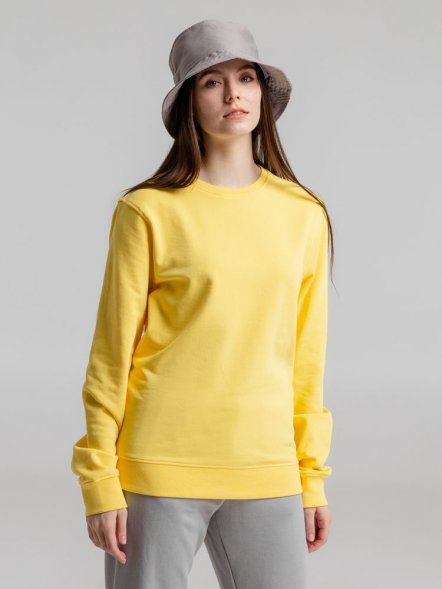 Свитшот унисекс BNC Inspire (Organic), желтый 