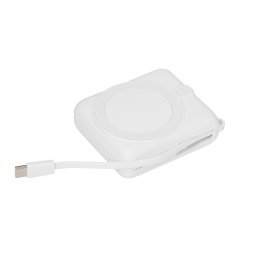 Внешний аккумулятор с подсветкой Ritter PD 10000mAh с функцией беспроводной зарядки 15W, белый