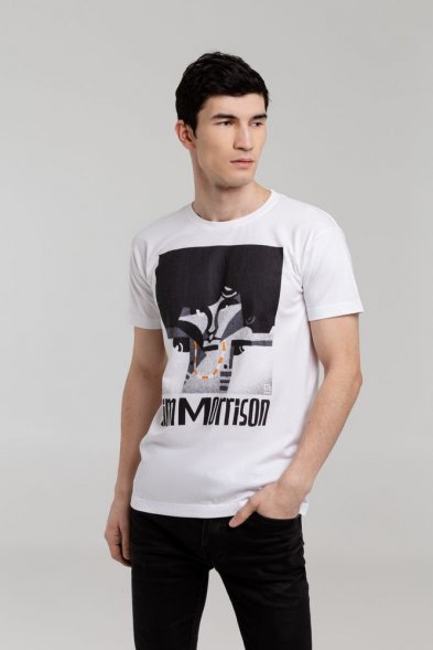 Футболка «Меламед. Jim Morrison», белая 