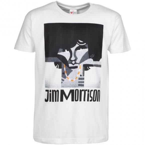 Футболка «Меламед. Jim Morrison», белая 