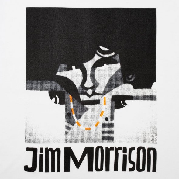 Футболка «Меламед. Jim Morrison», белая 