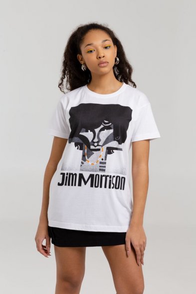Футболка «Меламед. Jim Morrison», белая 