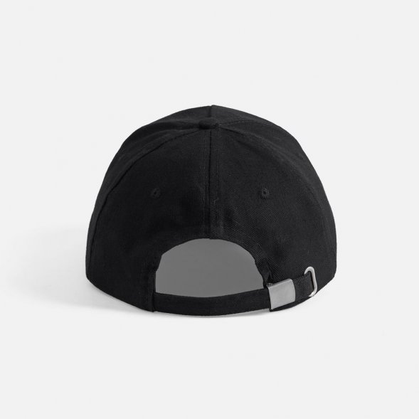 Бейсболка Long Beach, черная с ярко-синим 