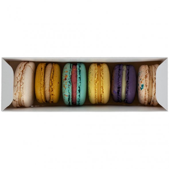 Набор из 6 пирожных макарон 