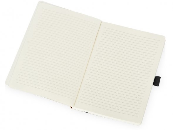 Блокнот Sevilia Soft, гибкая обложка из крафта A5, 80 листов, крафтовый/черный 