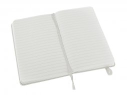 Записная книжка Moleskine Classic (в линейку) в твердой обложке, Pocket (9x14см), белый