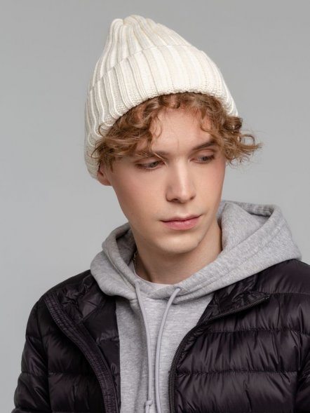 Шапка Norfold, молочно-белая 