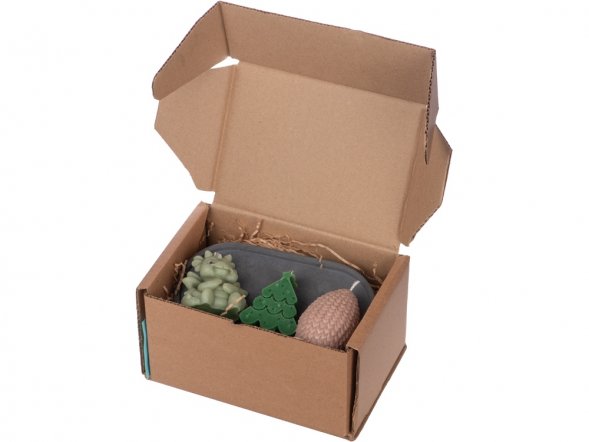 Свечи на подставке Дракон, яйцо дракона, елочка 