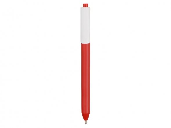 Ручка шариковая Pigra модель P03 PMM, красный/белый 