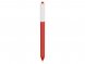 Ручка шариковая Pigra модель P03 PMM, красный/белый 