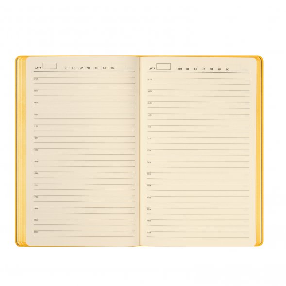 Ежедневник Rain недатированный, желтый (без упаковки, без стикера) 