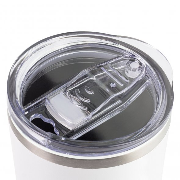 Термокружка вакуумная с керамическим покрытием Arctic, белый/серый 