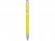 Алюминиевая шариковая кнопочная ручка Moneta, черные чернила, желтый 