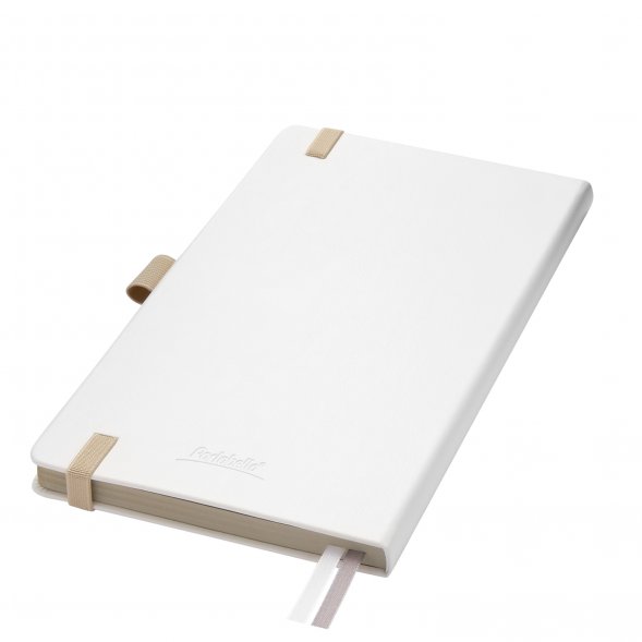 Ежедневник Arctic недатированный, белый/серый 