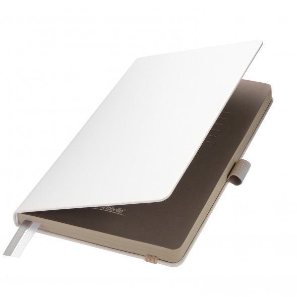 Ежедневник Arctic недатированный, белый/серый 