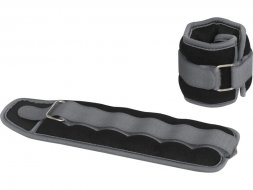 Набор Jane из двух регулируемых утяжелителей для голеностопа/запястья весом 0,5 кг, серый