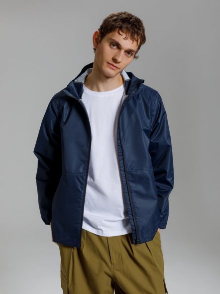 Куртка унисекс Nordvind DWR, темно-синяя 