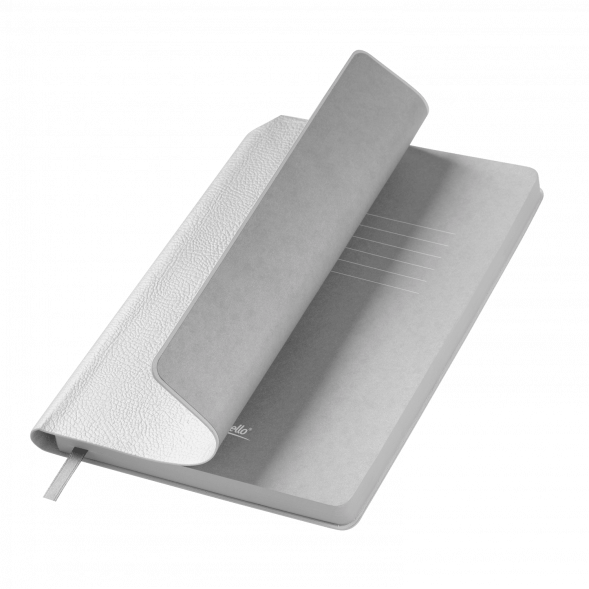 Ежедневник Molto недатированный, серебряный 