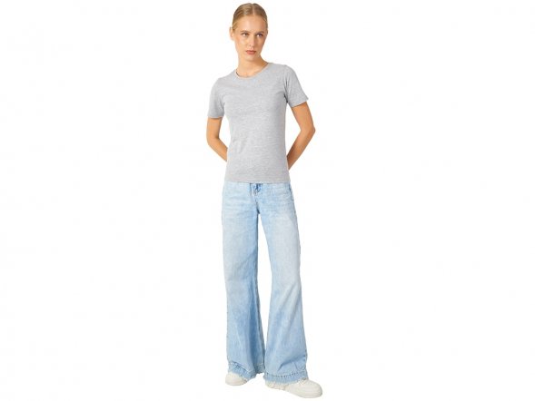 Футболка Heavy Super Club женская, серый меланж 