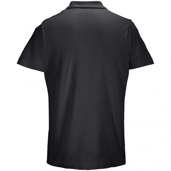 Рубашка поло унисекс Pulse, черная 