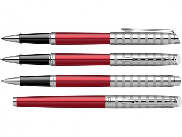 Ручка роллер Waterman Hemisphere French riviera Deluxe RED CLUB RB в подарочной коробке 