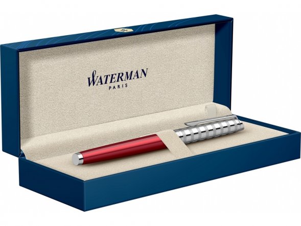 Ручка роллер Waterman Hemisphere French riviera Deluxe RED CLUB RB в подарочной коробке 