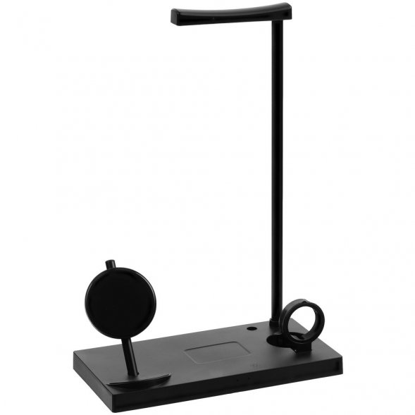 Зарядная станция с лампой Quick Trick, черная 