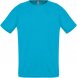 Футболка унисекс Sporty 140, бирюзовая 