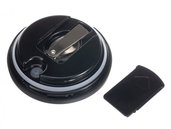 Термос ланч-бокс Stinger, 1,7 л, широкий, сталь, чёрный, три контейнера, 16,1 x 14,9 x 21,5 