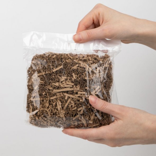 Бумажный наполнитель Chip, крафт 