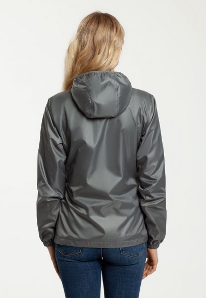Ветровка женская Fastplant серая 