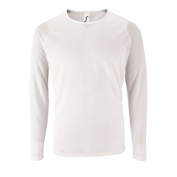 Футболка с длинным рукавом Sporty LSL Men, белая 