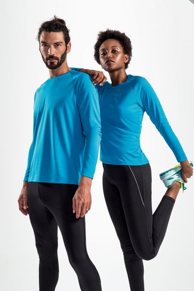 Футболка с длинным рукавом Sporty LSL Men, белая 