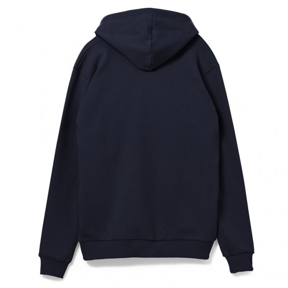 Толстовка на молнии с капюшоном Unit Siverga, темно-синяя 