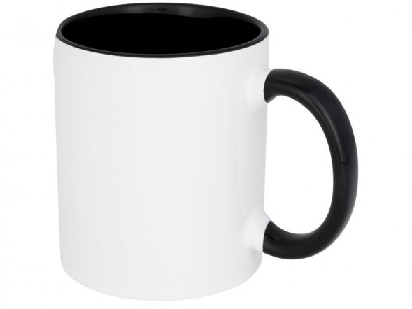 Цветная кружка Pix для сублимации, белый/черный 