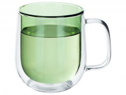 Цветная кружка Ubud с двойными стенками, зеленый