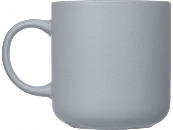 Кружка матовая Rita, 410мл, серый 