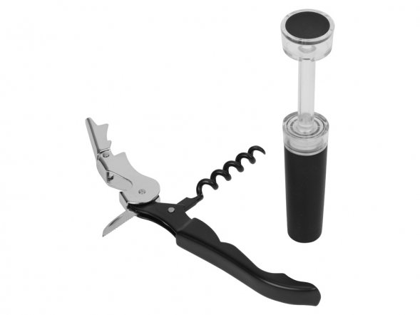 Набор аксессуаров для вина Malbec в пластиковой подарочной коробке, 2шт 