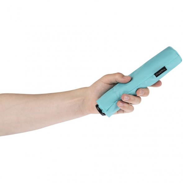 Зонт складной Zero 99, голубой 