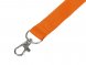 Ланъярд из RPET с карабином, оранжевый 