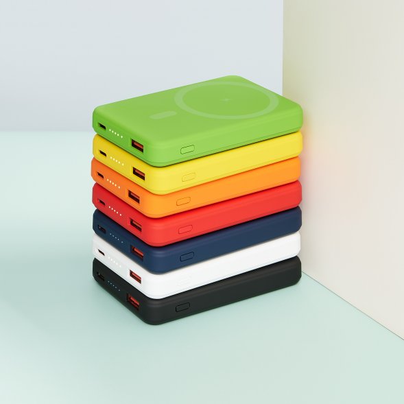 Внешний аккумулятор Largo PD 5000mAh с функцией беспроводной зарядки 15W, черный 