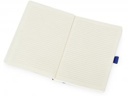 Блокнот Sevilia Soft, гибкая обложка из крафта A5, 80 листов, крафтовый/синий