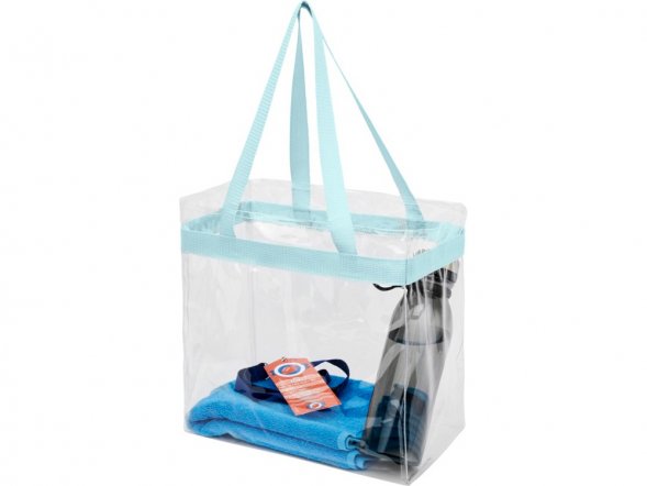 Сумка Hampton, прозрачный/пудрово-синий 