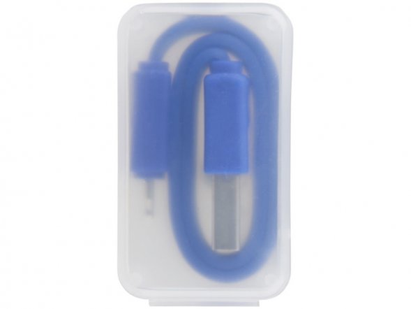 2 в 1 Кабель для зарядки в футляре, синий 