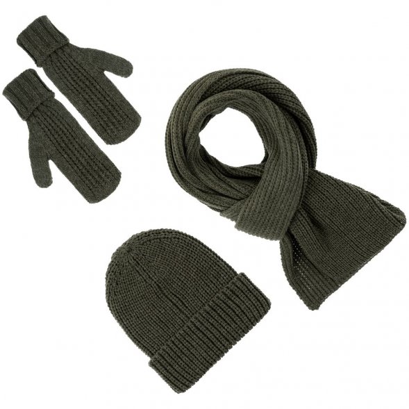 Варежки Nordkyn, зеленые (оливковые) 