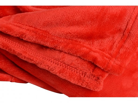 Плед мягкий флисовый Fancy, красный 