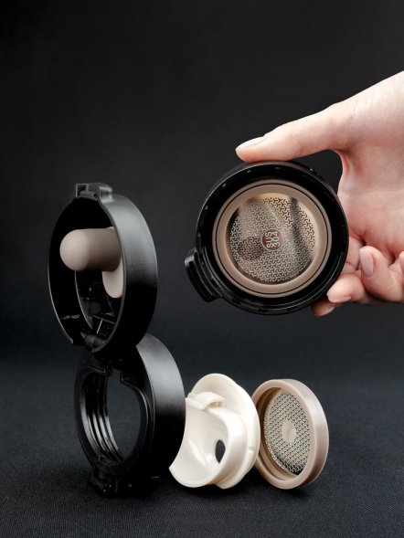 Термостакан с ситечком No Leak Infuser, красный 